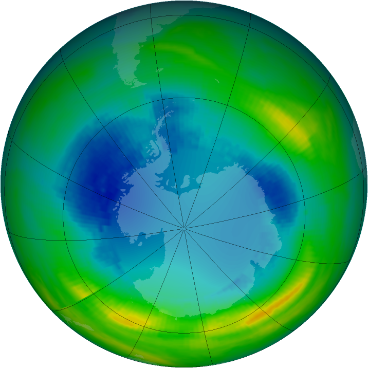 Ozone Map 1988-08-21